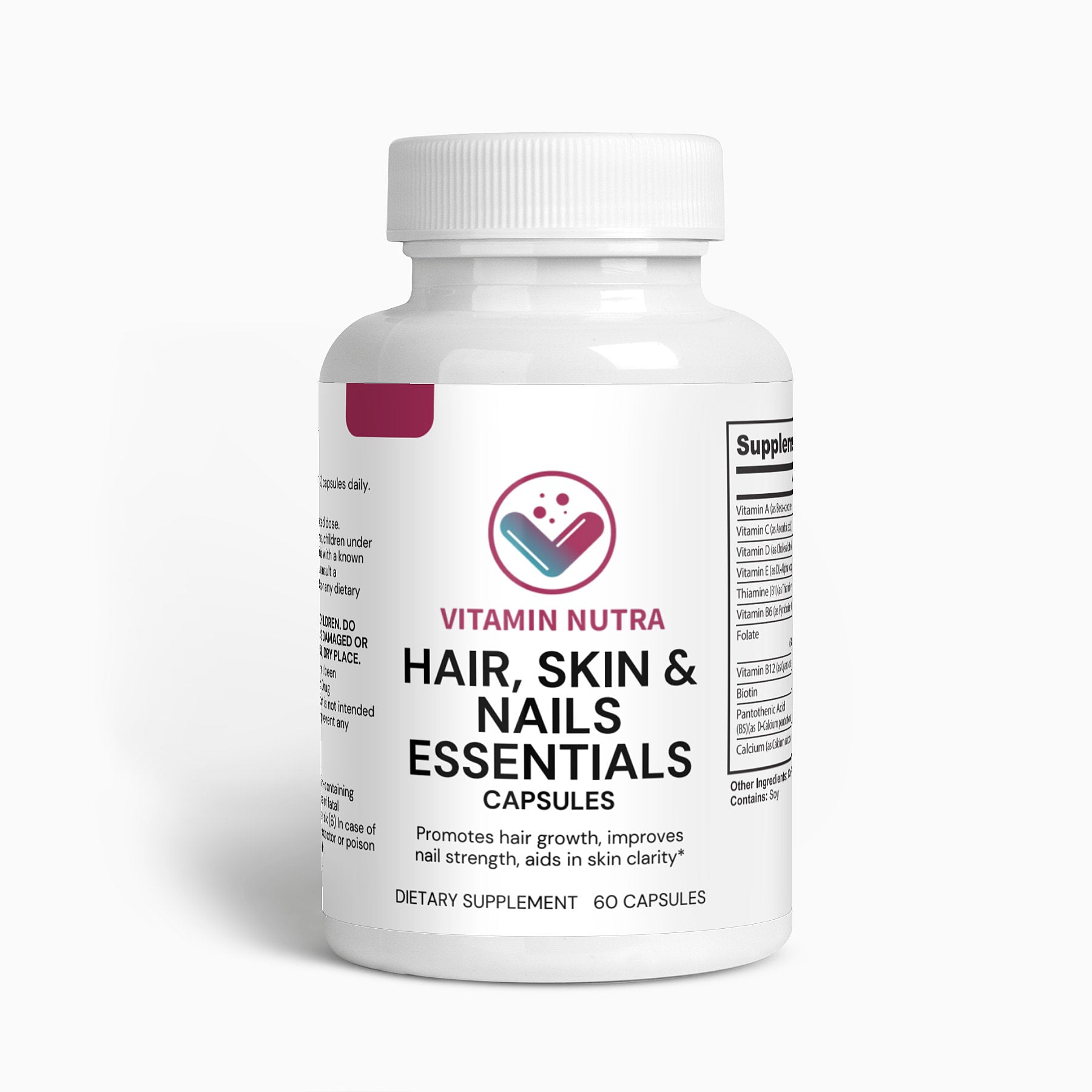  Promote hair growth and strength with our supplement.