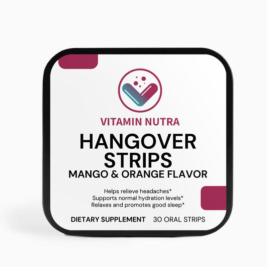  Feel refreshed and rejuvenated with Hangover Strips.