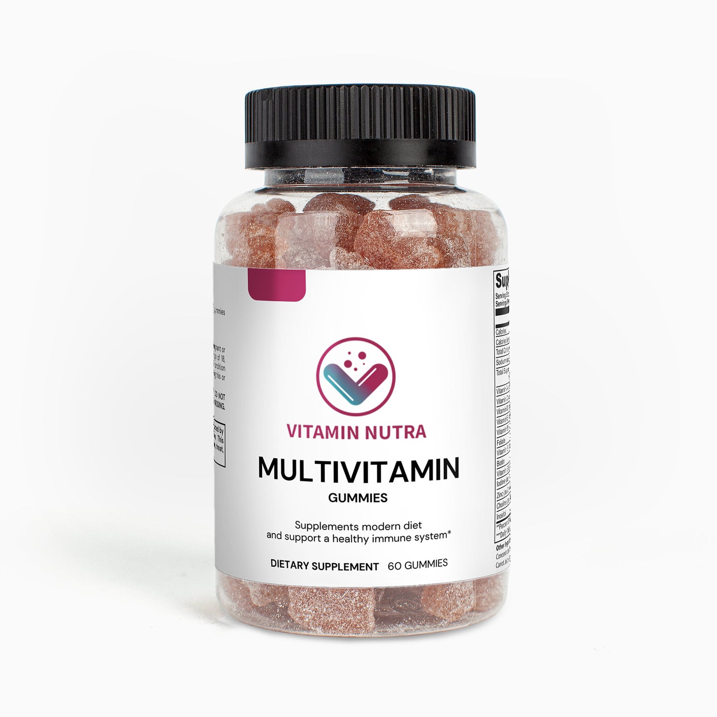 Chewy and tasty multivitamin gummies.