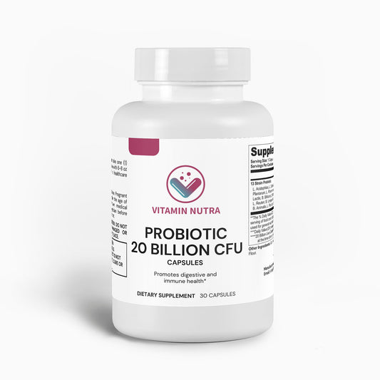 Experience the benefits of a healthy gut with Probiotic 20 Billion.