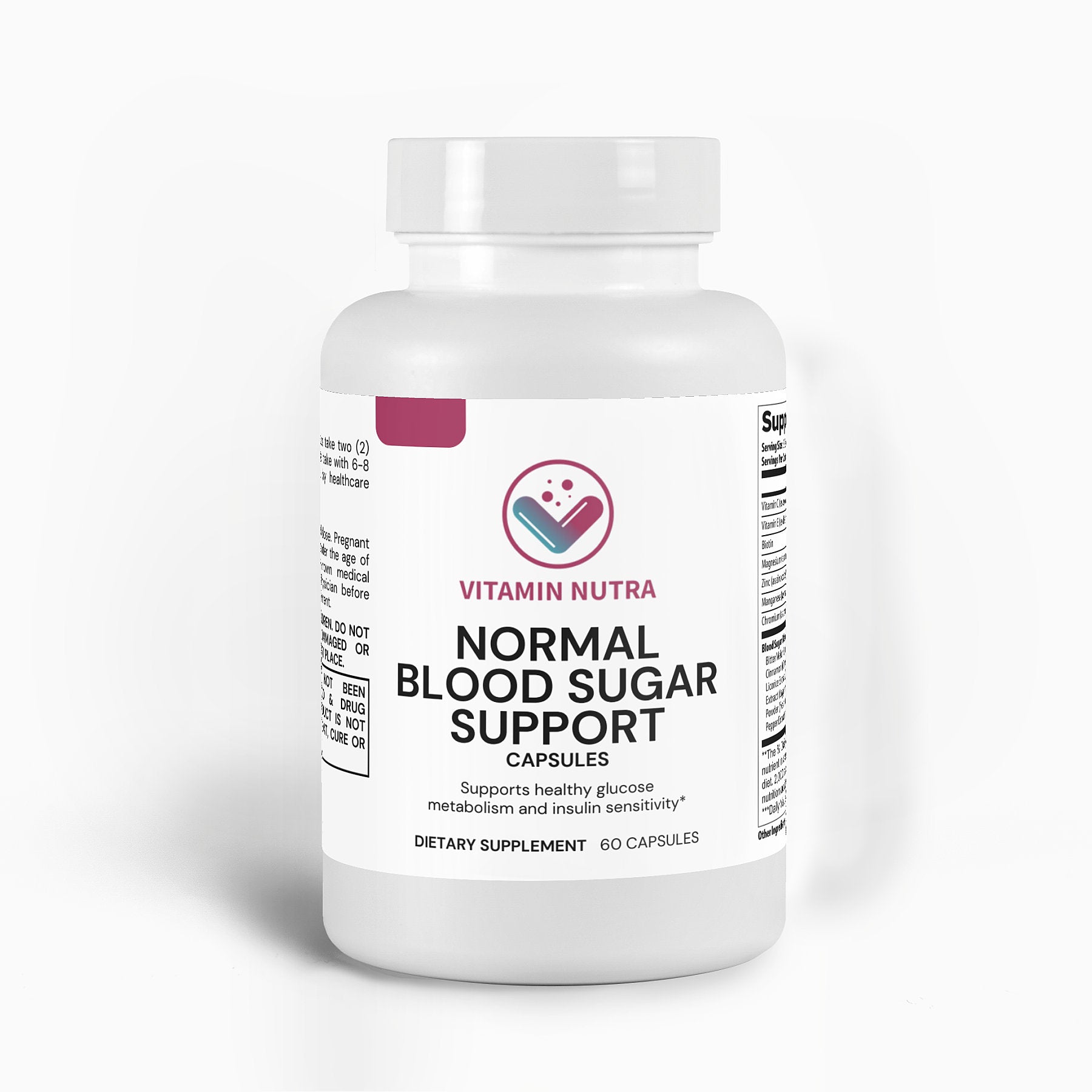 Monitoring blood sugar and taking Normal Blood Sugar Support for healthy blood sugar management.