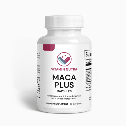  Daily dose of Maca Plus capsules: A blend of three maca root varieties.