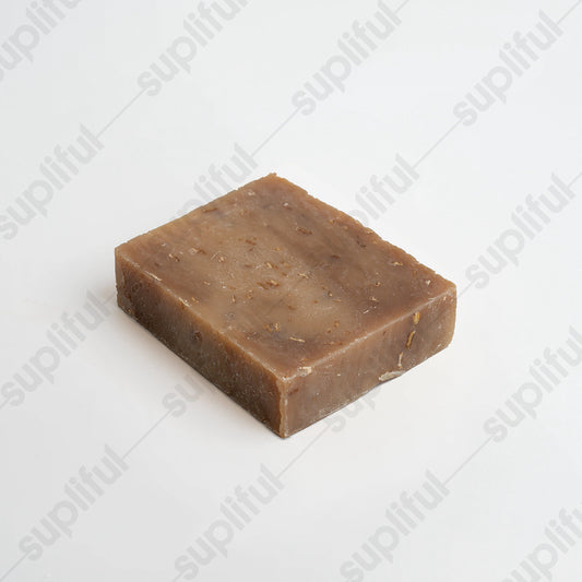  Woman enjoying a gentle shower with Oat Milk Honey Soap for sensitive skin