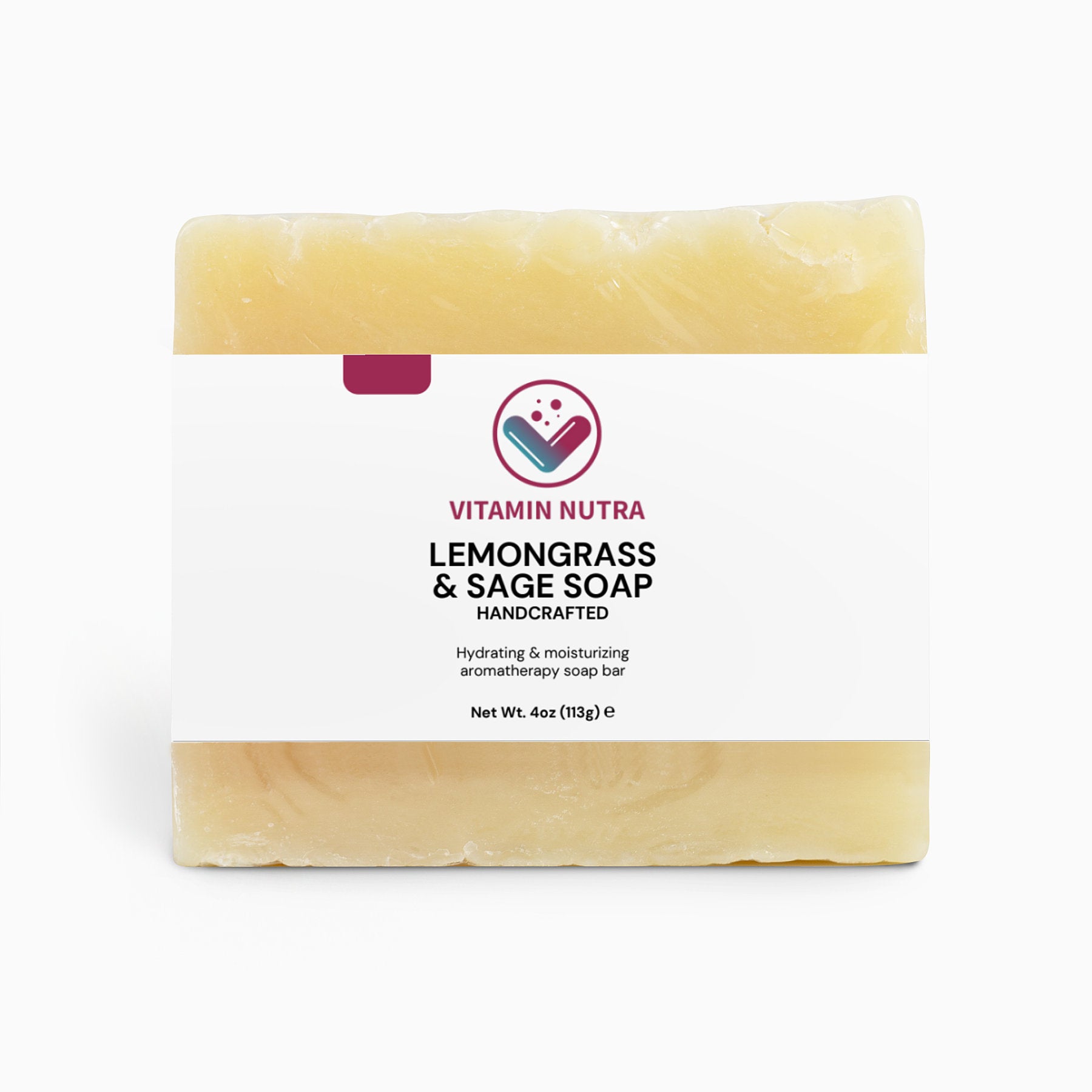  Woman enjoying a spa-like shower with Lemongrass & Sage Soap for sensitive skin.