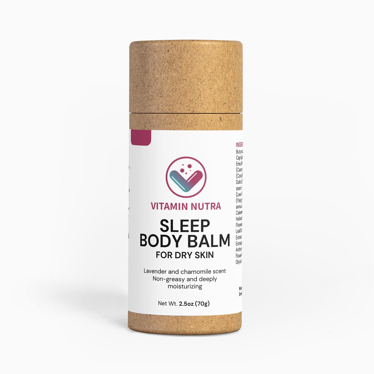 Woman applying Sleep Body Balm for deep hydration.