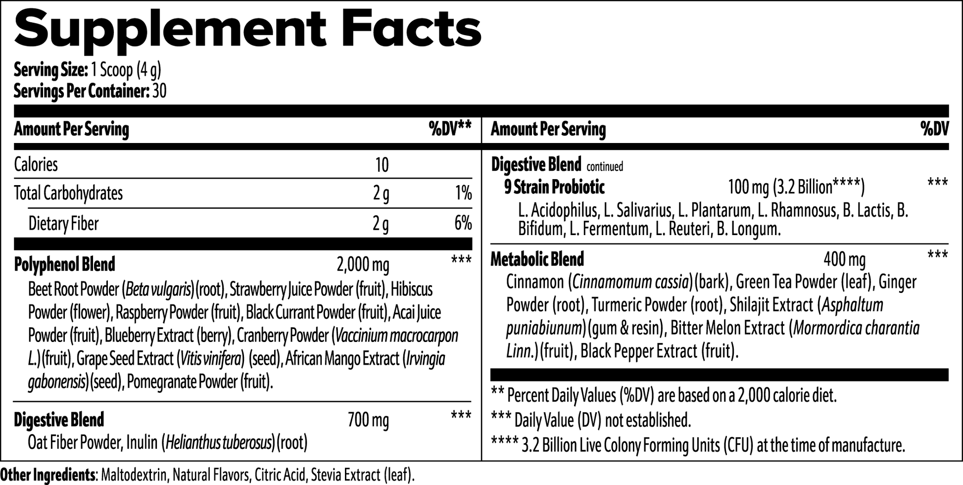  Supports digestive health with Reds Superfood Powder.