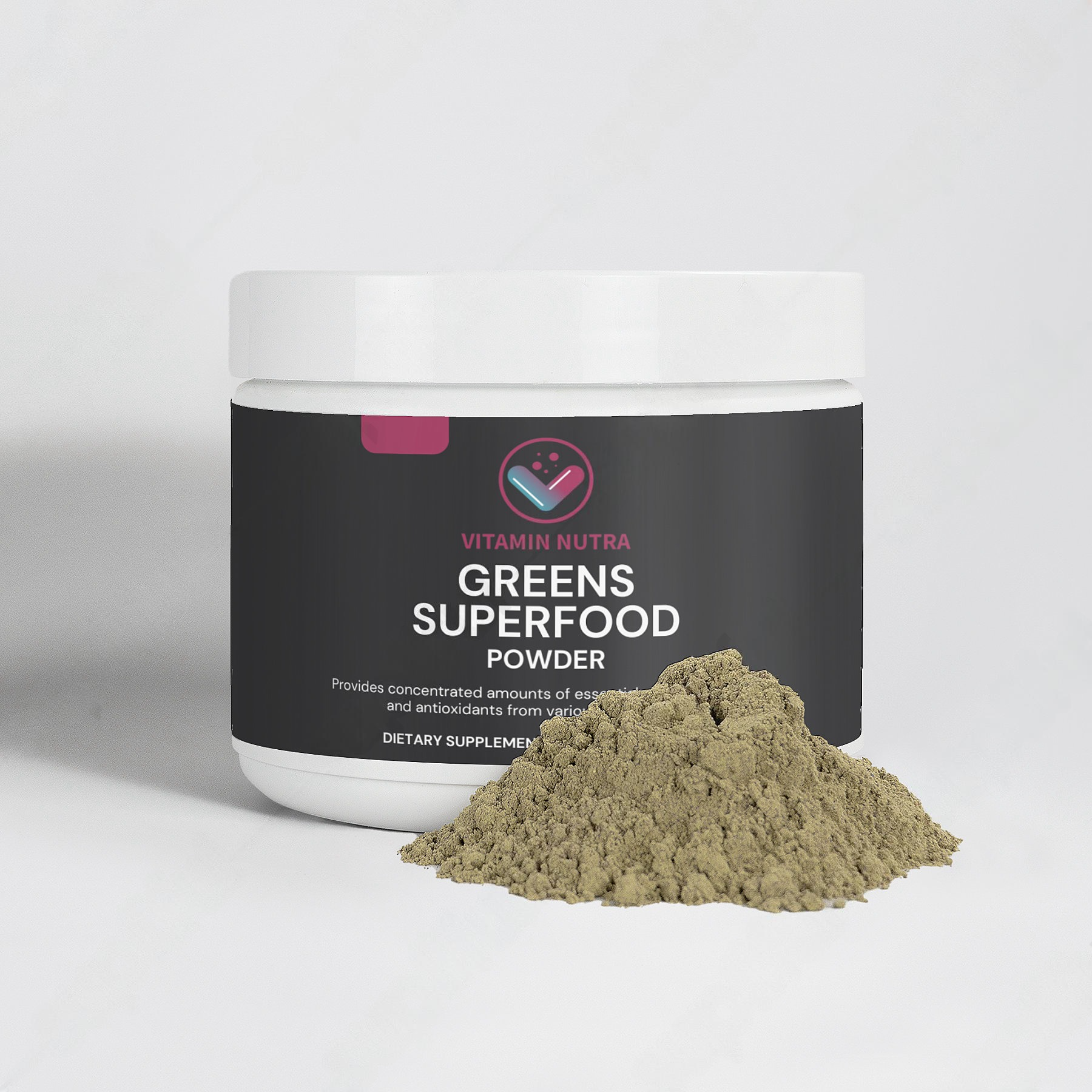  Easy to add Greens Superfood Powder to your favorite drinks.