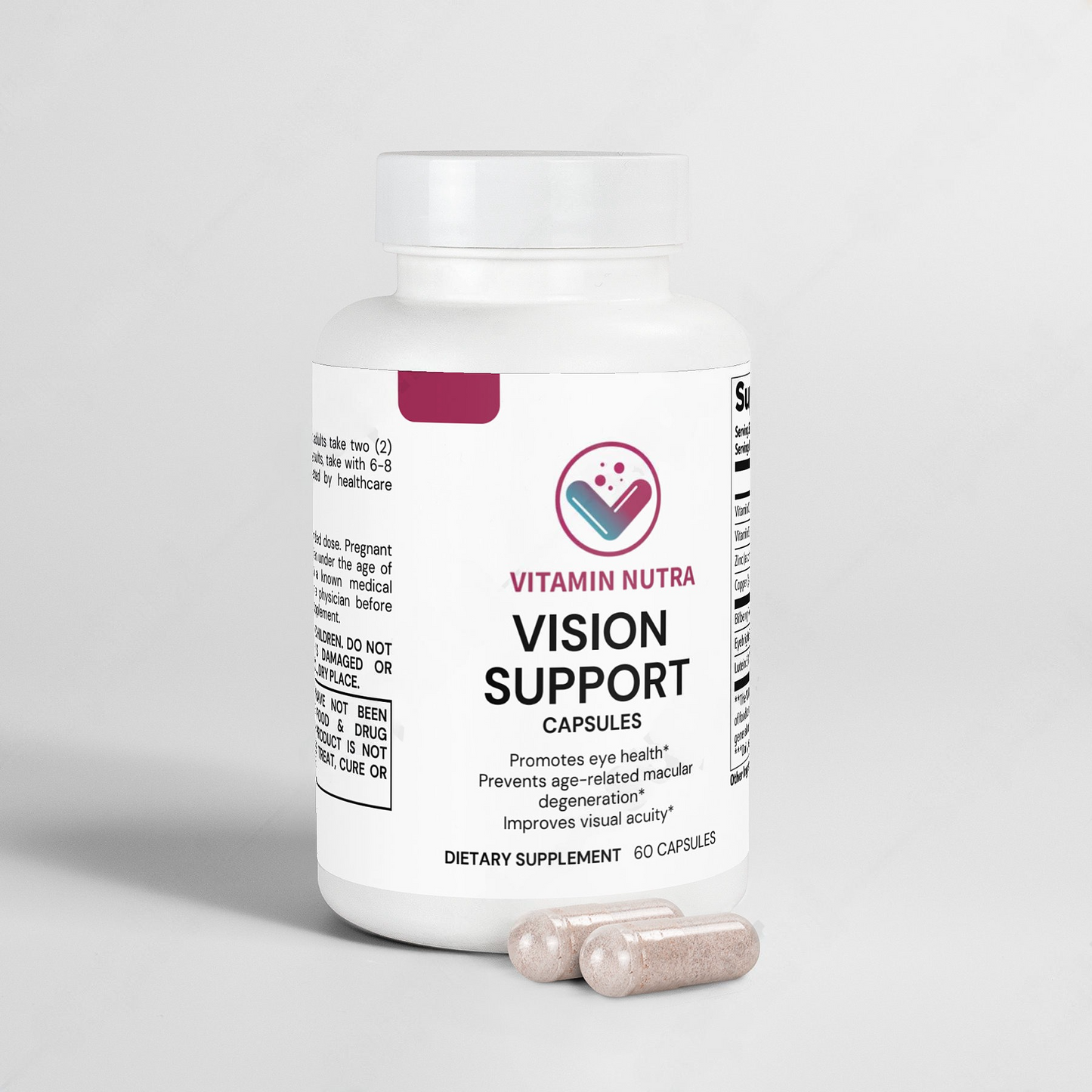  Vision Support as part of a daily health routine.