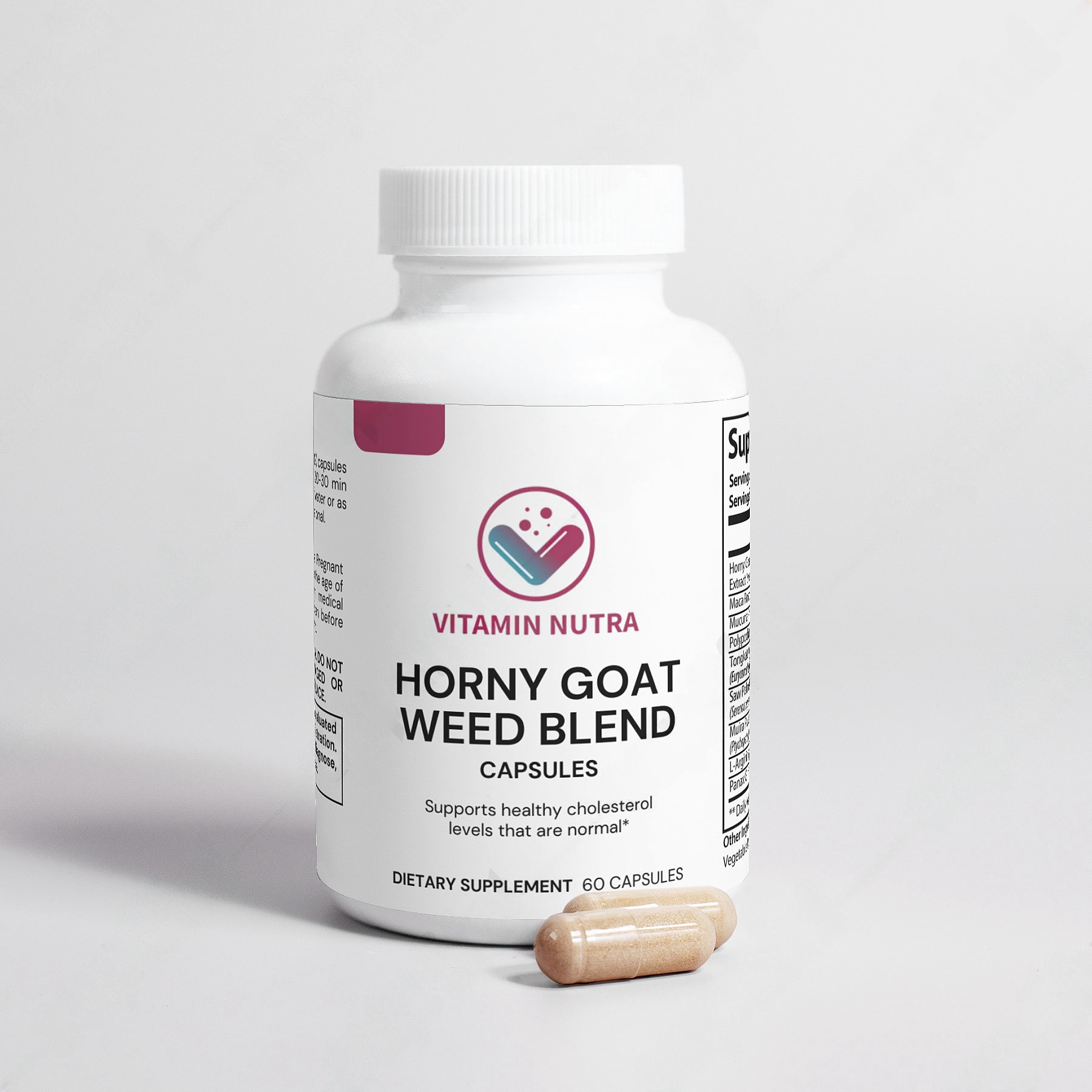 Horny Goat Weed Blend: May enhance sexual desire and support sexual health in men and women.