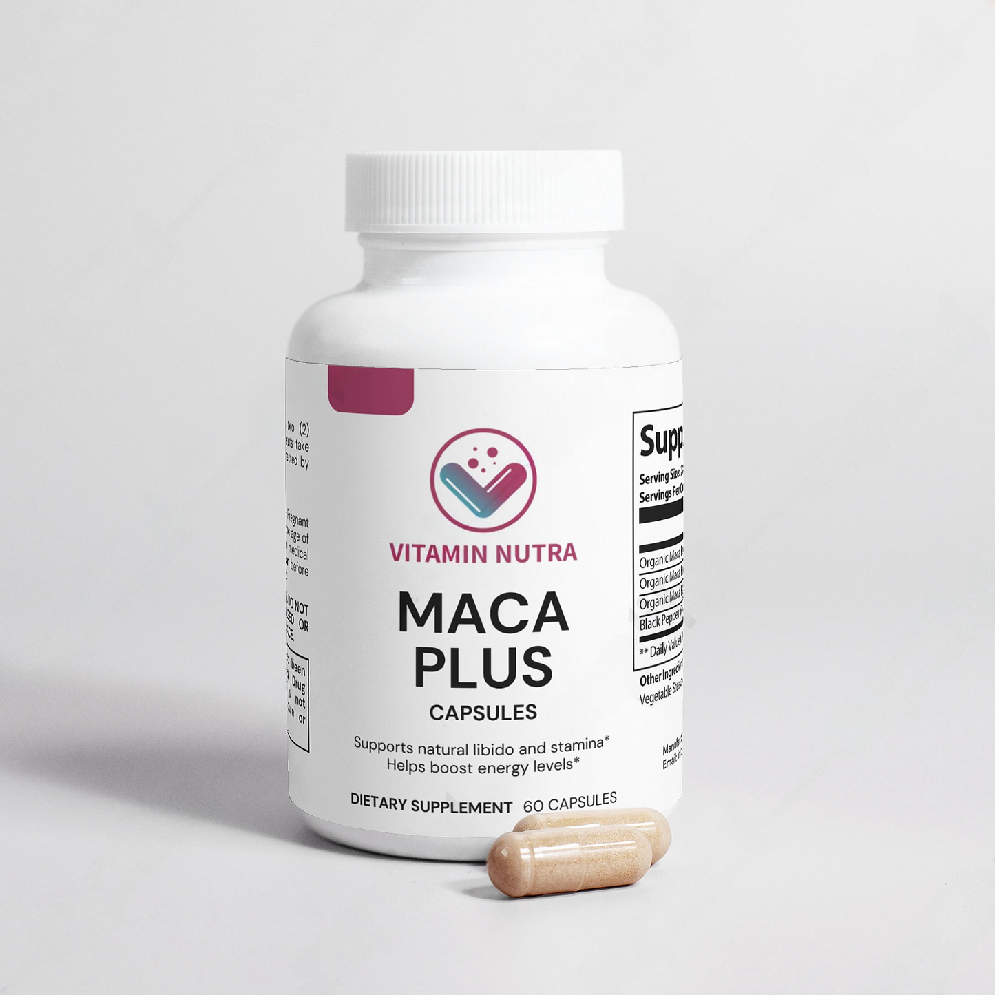 Maca Plus: Triple maca blend for a comprehensive maca experience.