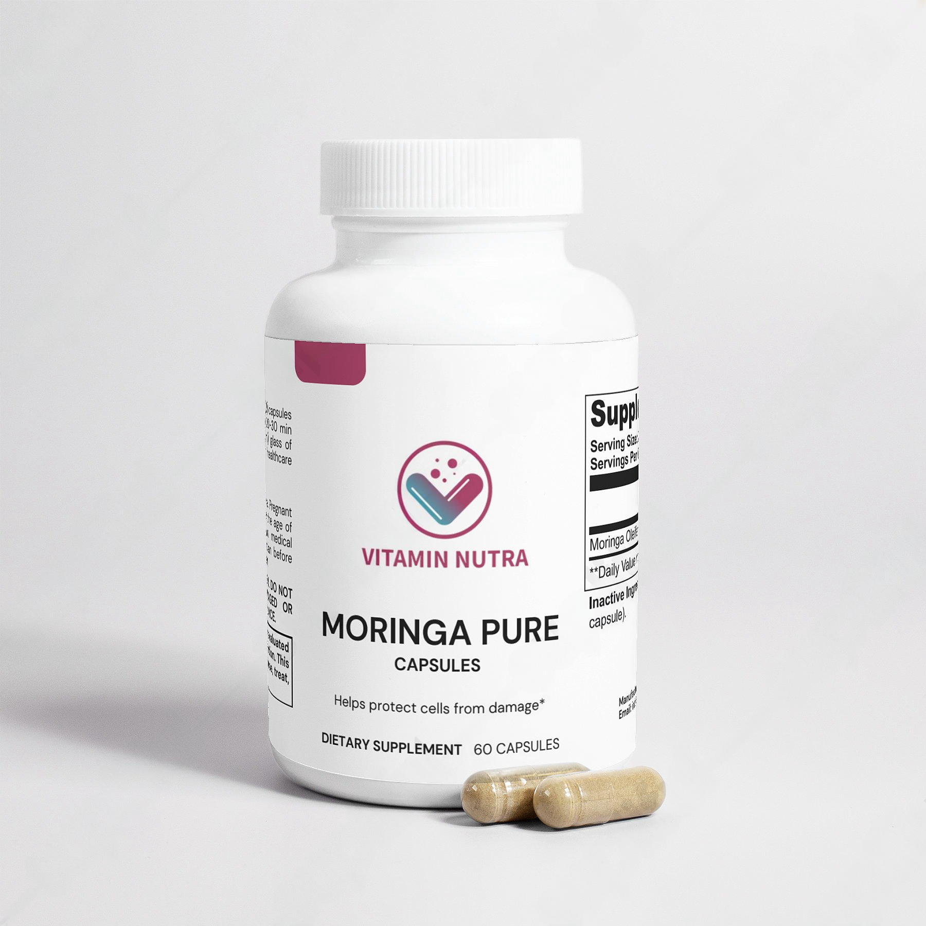 Moringa Pure: May contribute to healthy joints and bones.