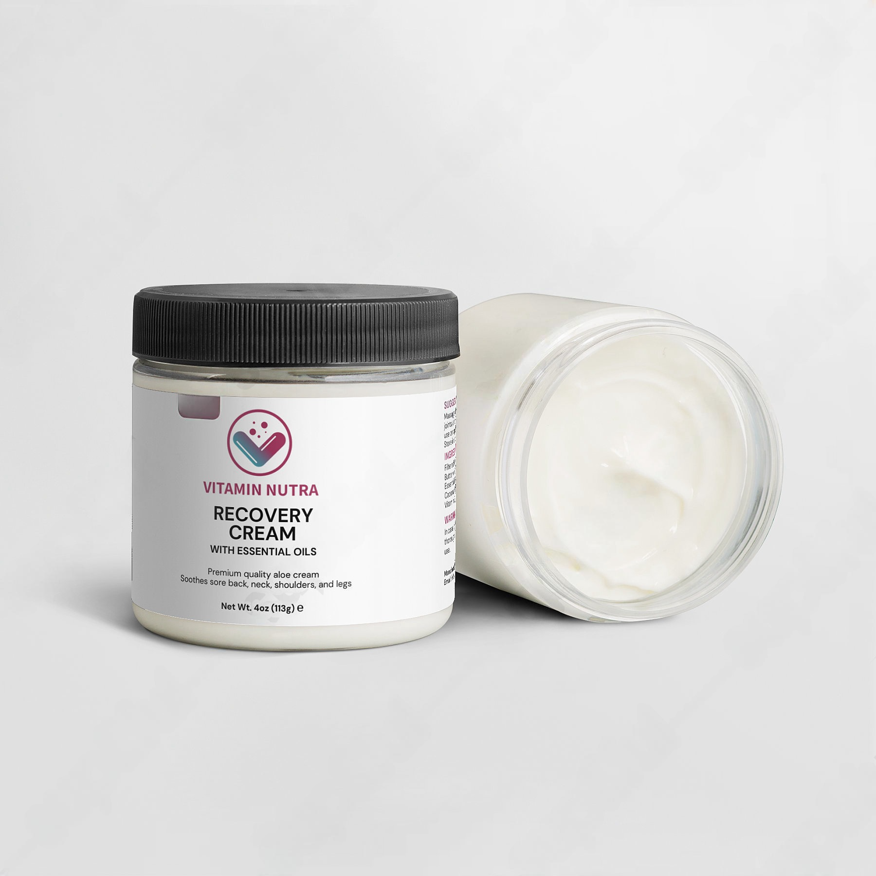  Grapeseed oil, another source of hydration in Recovery Cream.